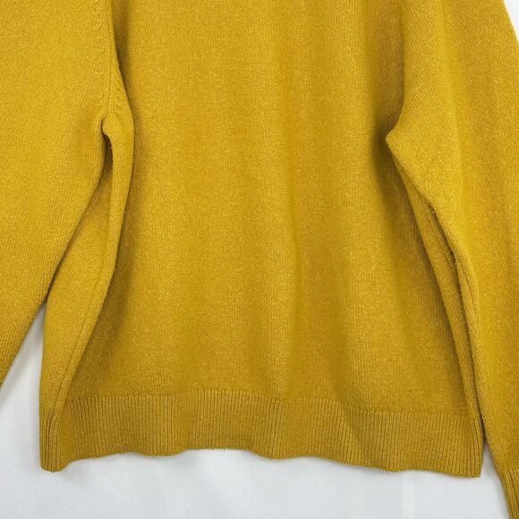 Banana Republic Men’s Knit Sweater Crew Neck Mustard Size 2XL - Picture 5 of 16